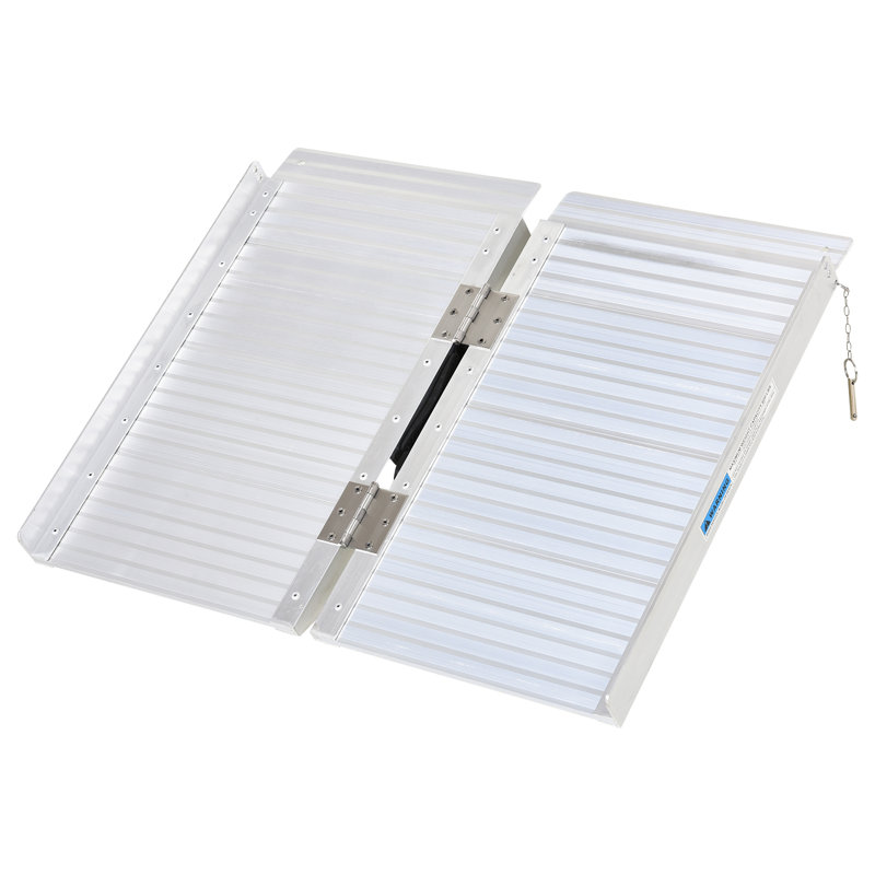 Folding Portable Mobility Wheelchair Threshold Ramp
