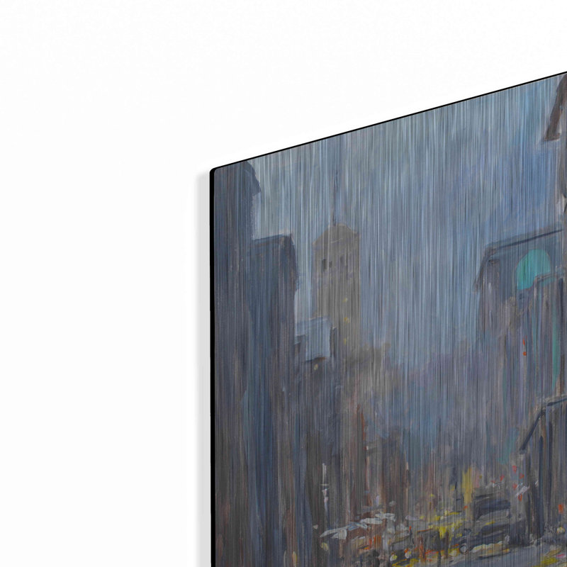 " City View " by Unknown JD, 16" H x 12" W