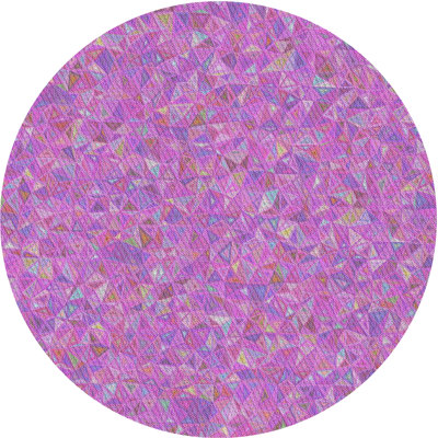 Tapis rose motif/mauve/bleu Millville