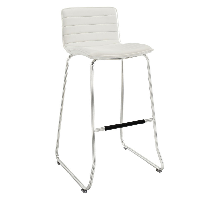 Paulis 30.5" Bar Stool, White