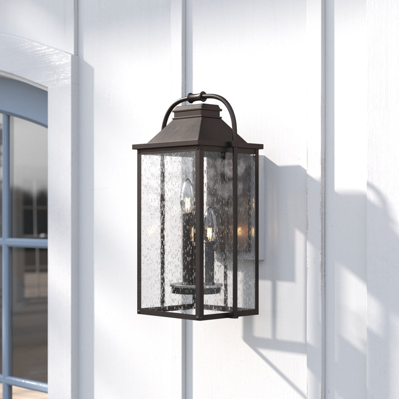 Newson Aluminium Wall Light, 18.25" H x 8.75" W x 7.5" D, Painted Brushed Steel