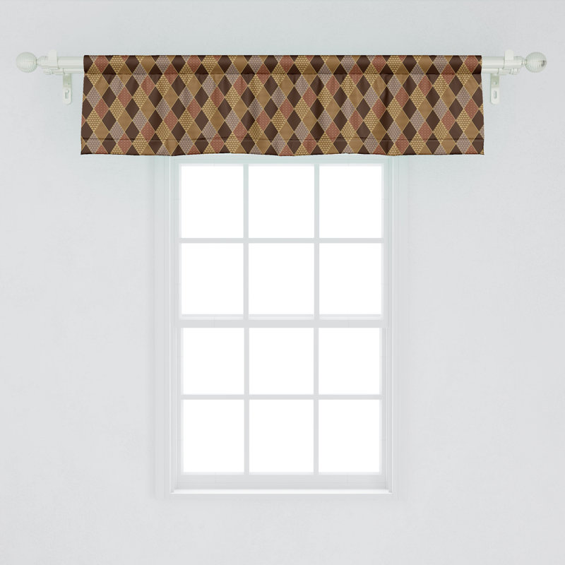 Ensemble de 2 cantonnières Ambesonne Brown, L 54 po x L 12 po