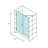Bromley GS 70.63" x 72" Rectangle Hinged Shower Enclosure-66936982