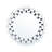 Quanasha Glass Frame Round Mirror