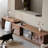 Solid wood telescoping TV cabinet