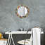 Huldar Glass Flat Wall Mirror-351567230-351570298