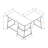 Arielle Corner L Shape Modern Computer Desk