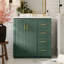 30" Bathroom Vanity with Ceramic Sink, Solid Wood Frame, Ample Storage,and Soft-Closing Doors & Drawers-1286306603