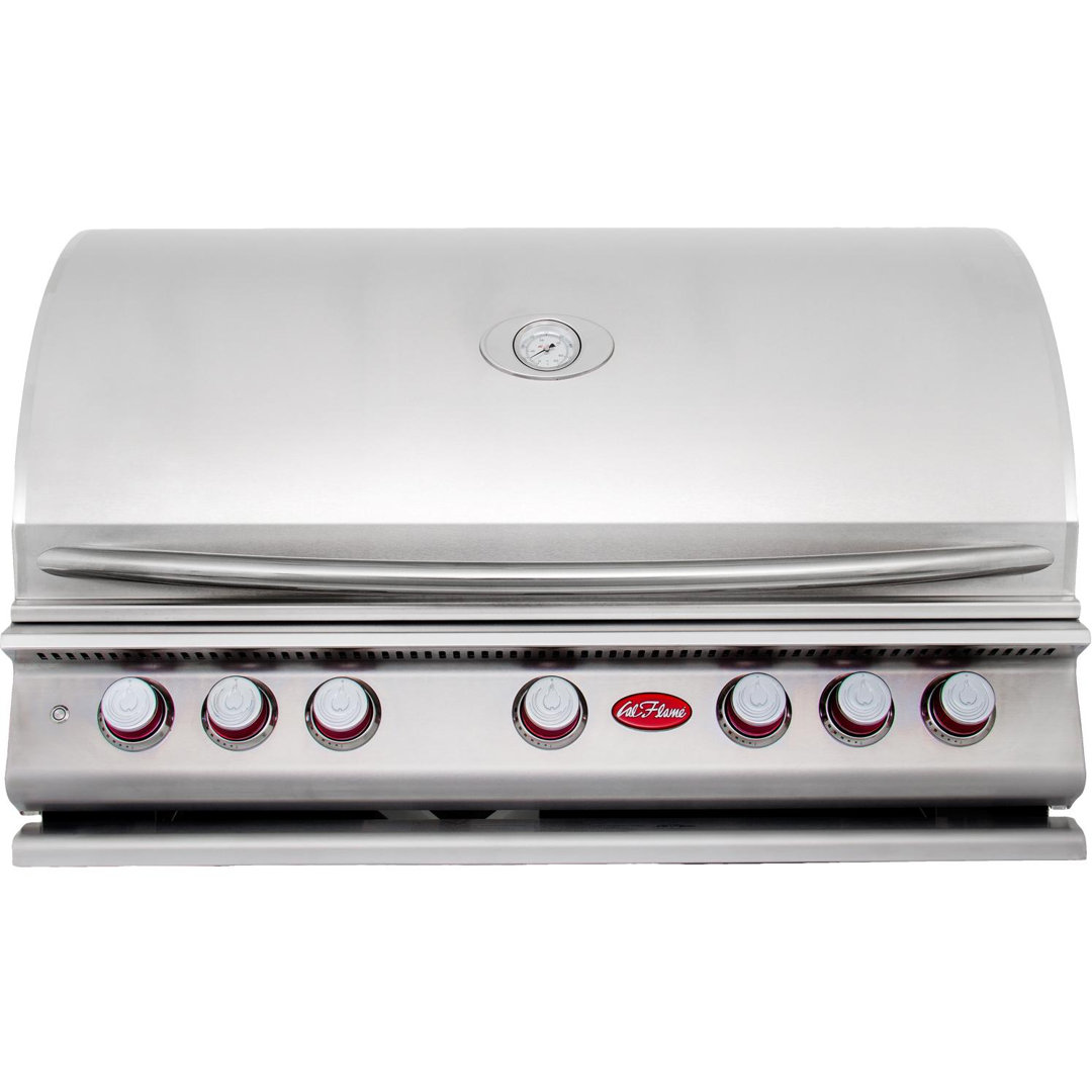 Cal Flame 5 - Burner Built-In Liquid Propane Gas Grill Cal Flame