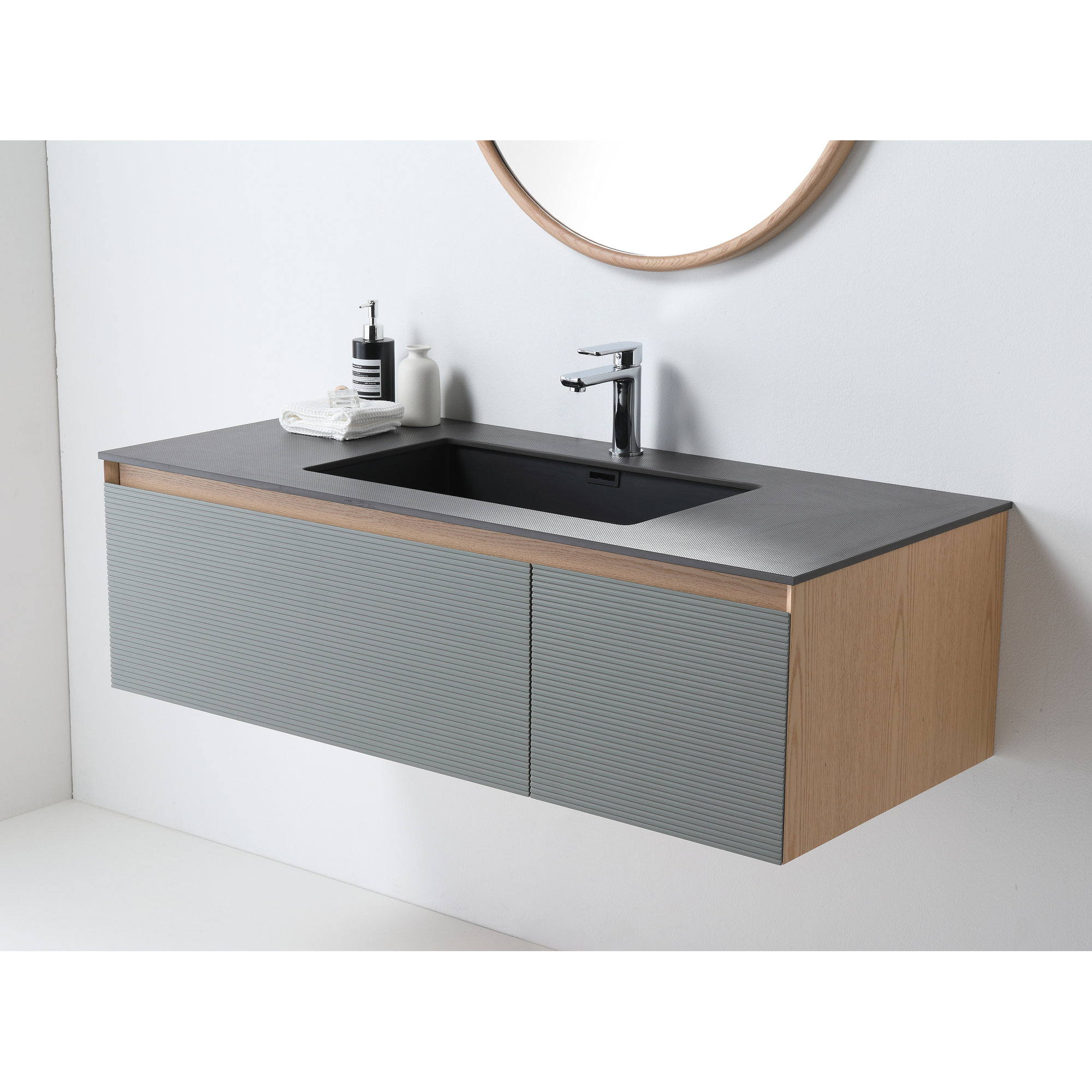 Diella 60'' Single Bathroom Vanity, Sage Green