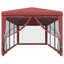 Andry Party Tent with 8 Mesh Sidewalls 3x9 m HDPE-755348199-755348198