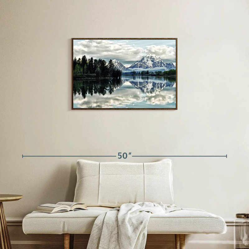 Jackson Hole, Cadre flottant noyer, 31 po x 21 po