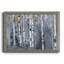 Modern Birch - Reproduction d'art sur toile encadrée-1157179845-1157179855