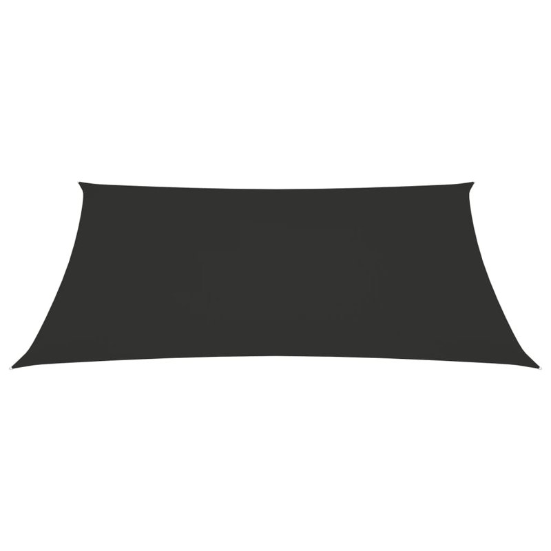 Quantico 3m x 4m Rectangular Shade Sail, Anthracite