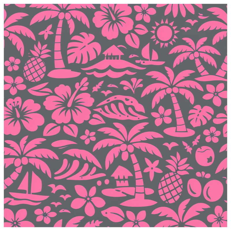 Tapis de bain Tropical, 24in W x 17in L