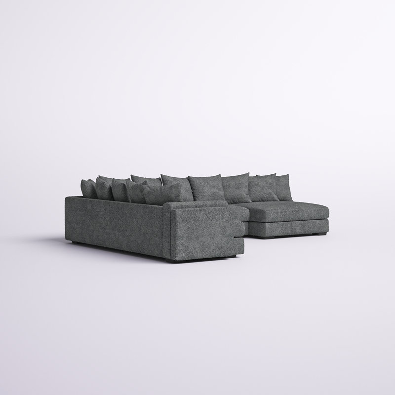 Canapé modulaire de 145 po de large faisant face à la droite Araujo