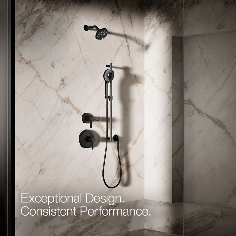 Spaviva Two-Function Handshower 2.5 GPM, 2.5 GPM, Matte Black