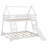 House Bunk Bed With Climbing Nets And Climbing Ramp-424224279