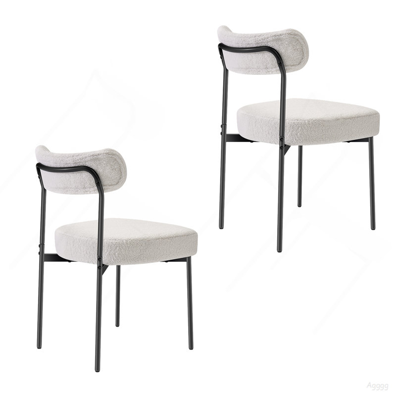 Ensemble de 2 chaises de salle à manger Boucle, 2