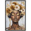 Elegance Gold Floral Garland Brown-107907791-107907792