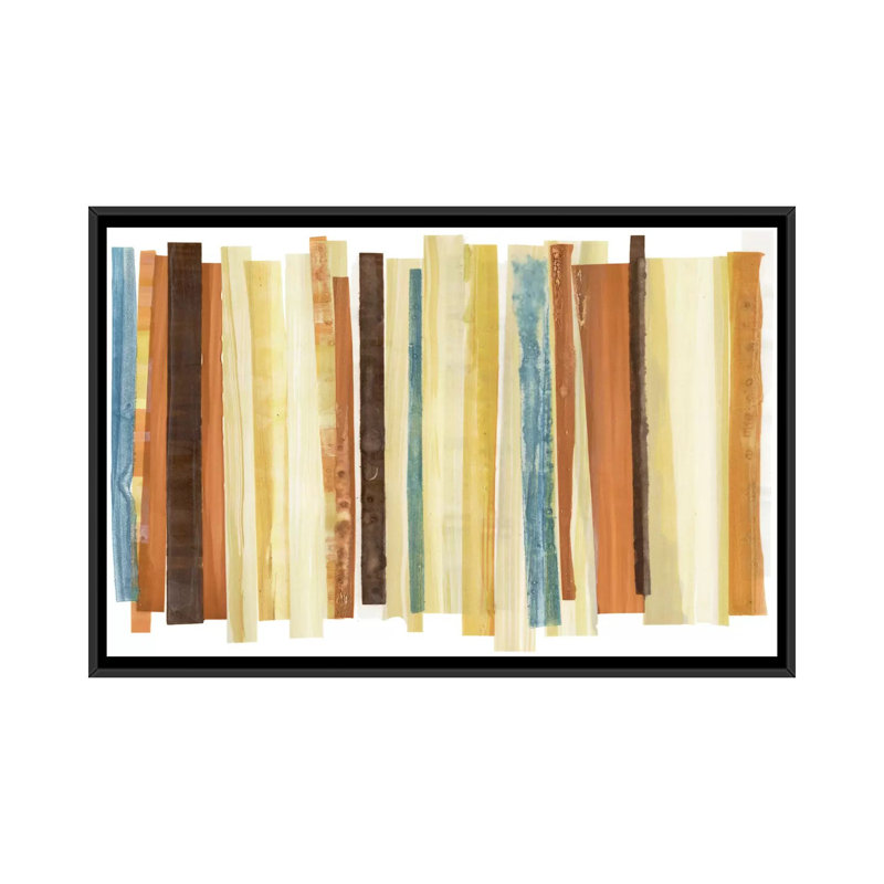 « evanescence v », reproduction sur toile, H 18 po x l 26 po x P 1,5 po, Toile avec cadre noir, Pas de tapis