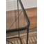 Butoves Glass Top Frame End Table
