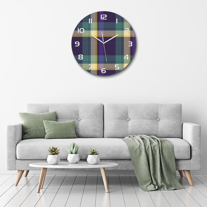 Jmyah Glass Wall Clock
