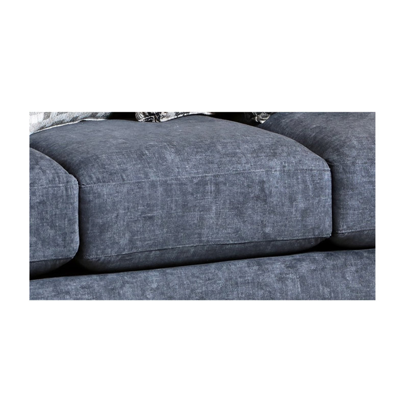 Upholstered 98.25 " Sofa, Velvet