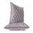 Striped Paisley Dreamscape  Square Throw Pillow-106878014-106878022