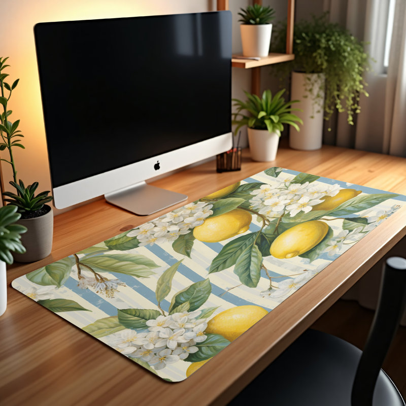 Polyester Desk Pad, 31.5x15.5