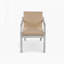 Ensemble de salle à manger de patio rustique moderne pour 4 personnes avec cadre en bois d'acacia et en fer-120341814