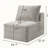 Modern Armless Floor-Hugging Modular Compression Sofa-1292580383
