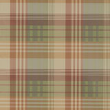 Bohemian Romance Mulberry Ancient Tartan 32.81' L x 20.47" W Wallpaper Roll