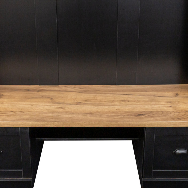 Hall Tree with Open Storage, Black