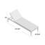Chaise longue d'extérieur en acacia Ruark-824726500
