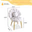 Fauteuil de coiffeuse en forme de coquillage-116299857