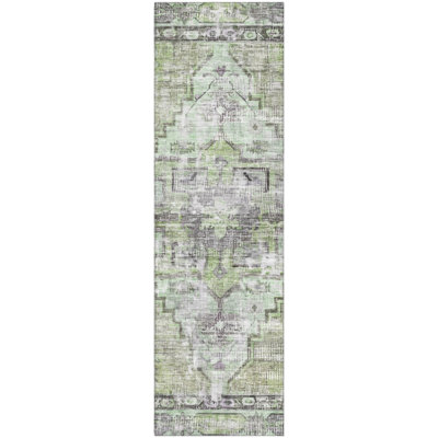 Premium Machine Washable Lucchesi AMF1729 Global Rug