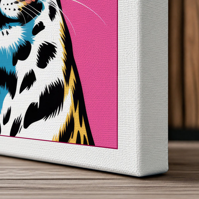 Leopard Pop Modern - Print, 24x16 - 61.0 x 40.6 cm, White Border
