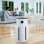 Purificateur d'air pour toute la maison Shark HP302C NeverChange avec filtration de l'air HEPA de 5 ans