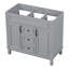 Meuble-lavabo 36 po sans lavabo supérieur, armoire seulement, armoire de rangement moderne avec 2 portes à fermeture douce et 2 tiroirs-1907897085