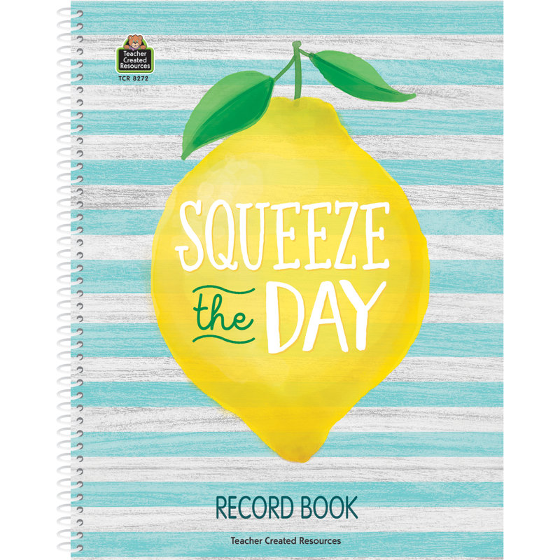 Teacher Created Resources Lemon Zest Record Book, Pack Of 3
