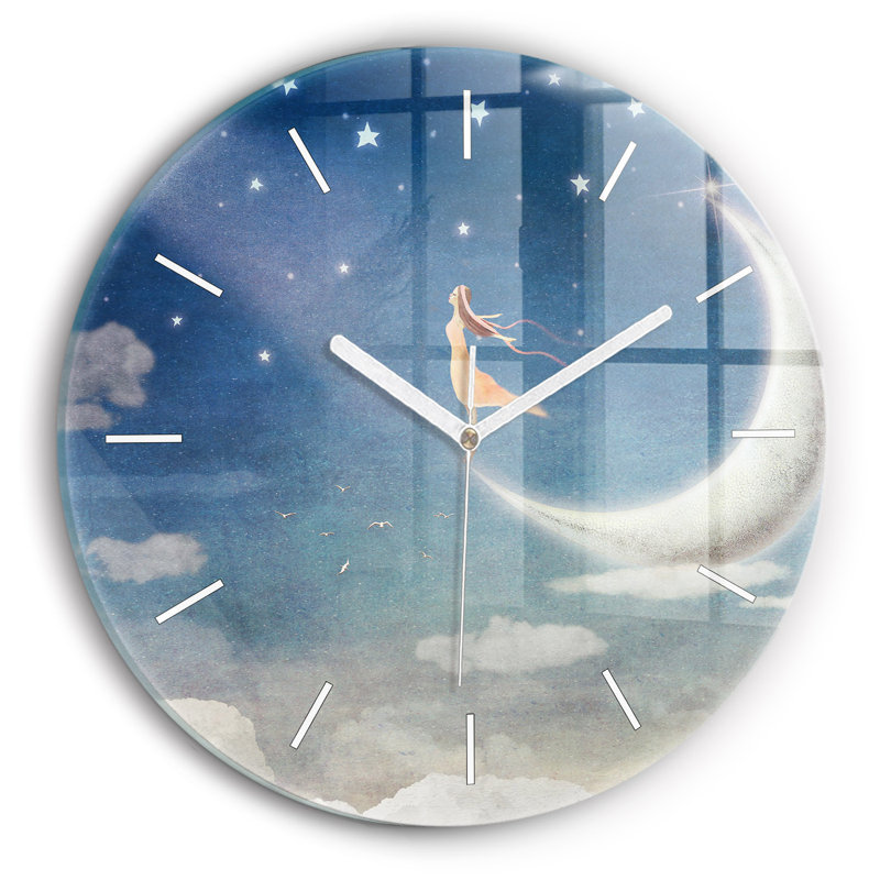 Glass Wall Clock