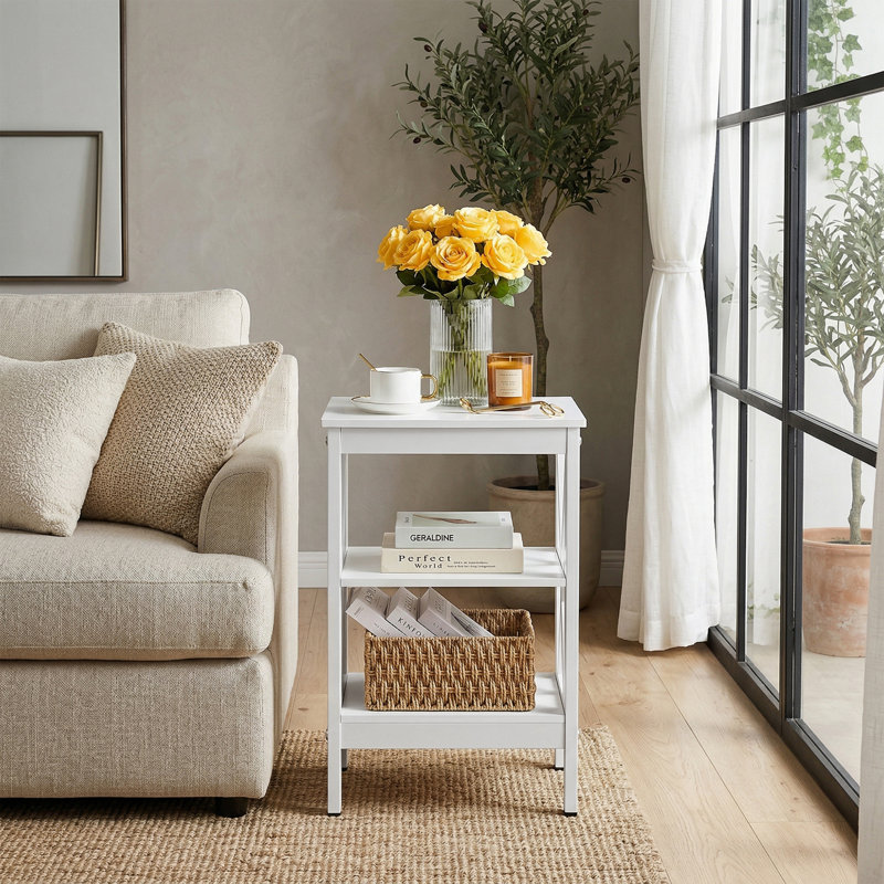 Morant End Table Set, White