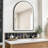 Murvin Metal  Arched LED Bathroom/Vanity Mirror-1898506890-1891065082