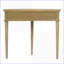 Table basse Vintage avec peu d'espace et plateau en placage de bois massif pour le vestibule et le salon