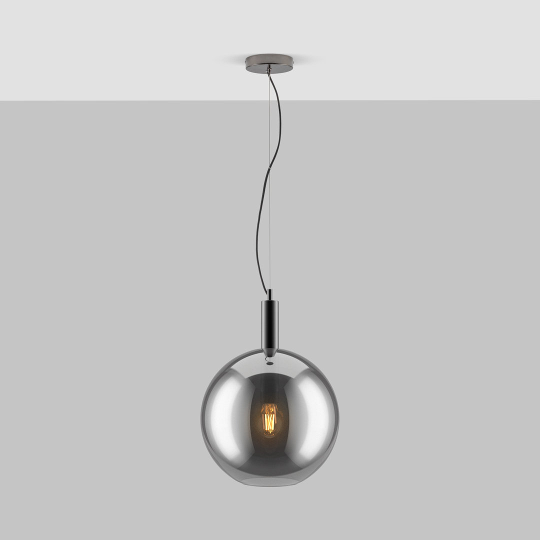 Brazeal Frosted Glass Bulb Pendant Light - Sleek Modern Design Ceiling Light