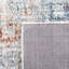 Tapis bleu rouille / ivoire Gregor Padula-324830853