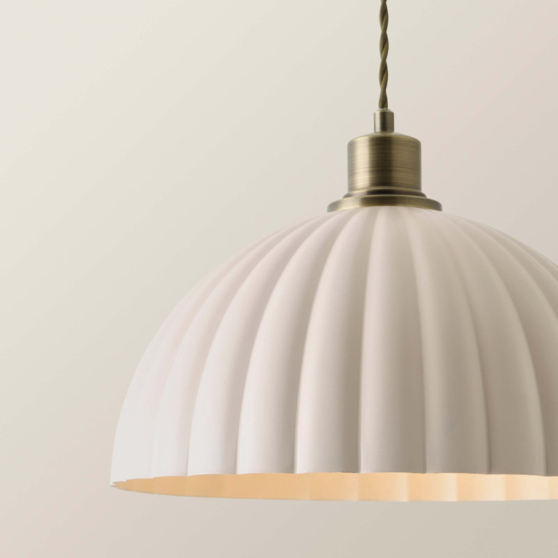 1 - Light Satin Pendant, Brushed Gold, Yes