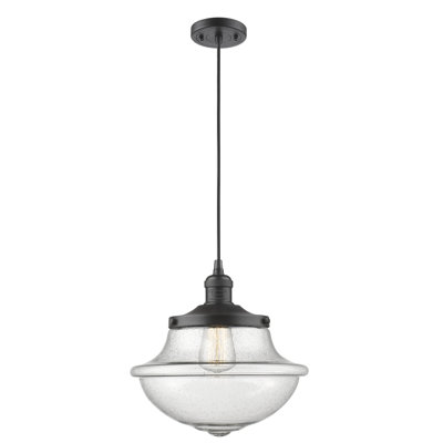 Luminaire suspendu 1 lumière Blown