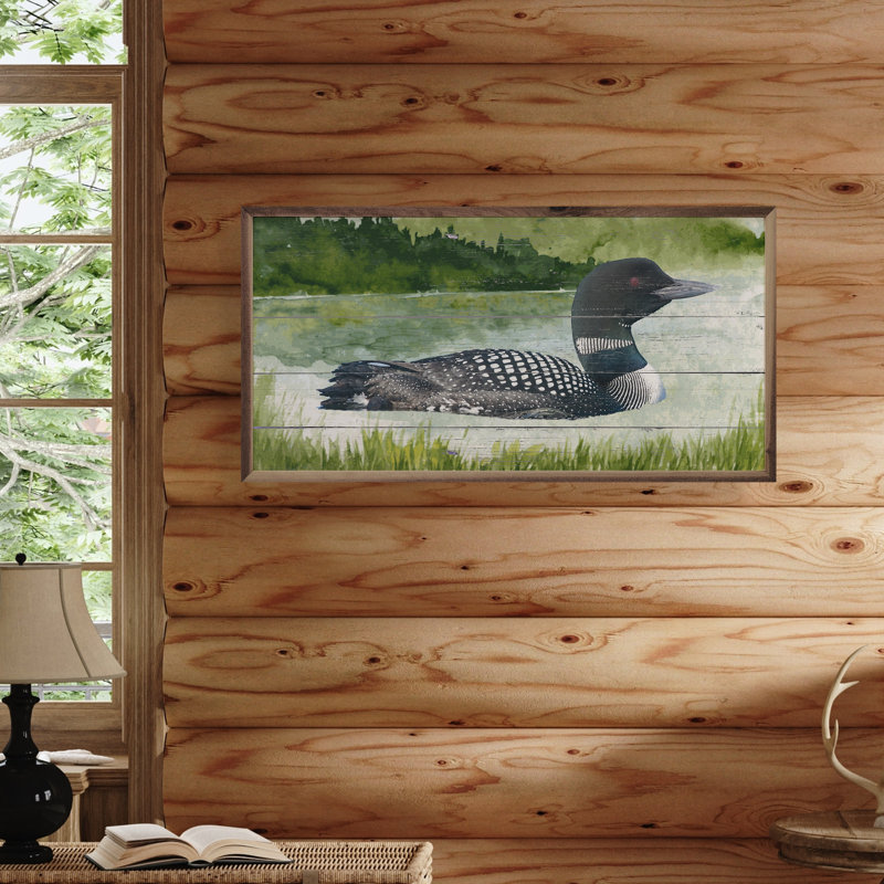 Loon On The Water, 20" H x 40" W